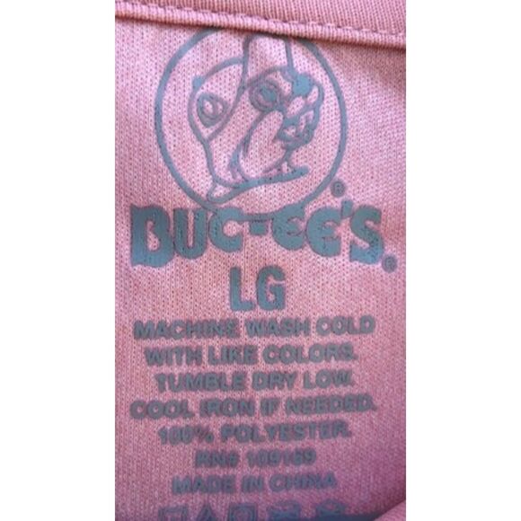 NEW Women's BUC-EE’S Athletic Pink Long Sleeve Hoodie Size L NWT - Picture 3 of 3